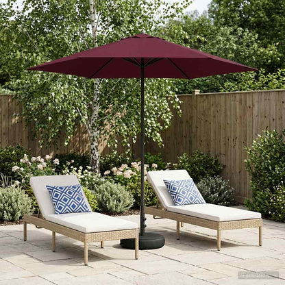 vidaXL Garden Parasol with Base 230 x 230 cm Polyester Rectangular 1