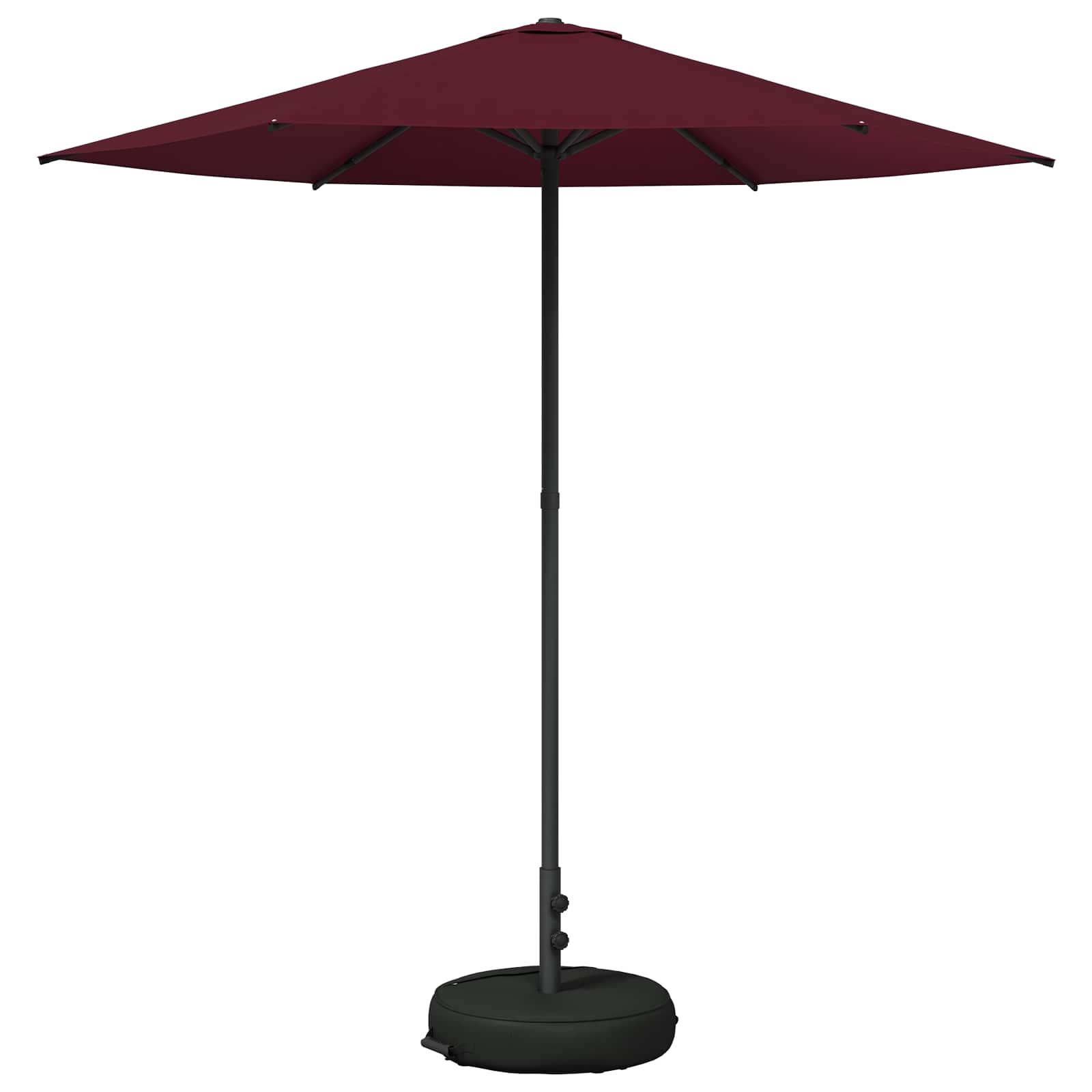 vidaXL Garden Parasol with Base 230 x 230 cm Polyester Rectangular 2