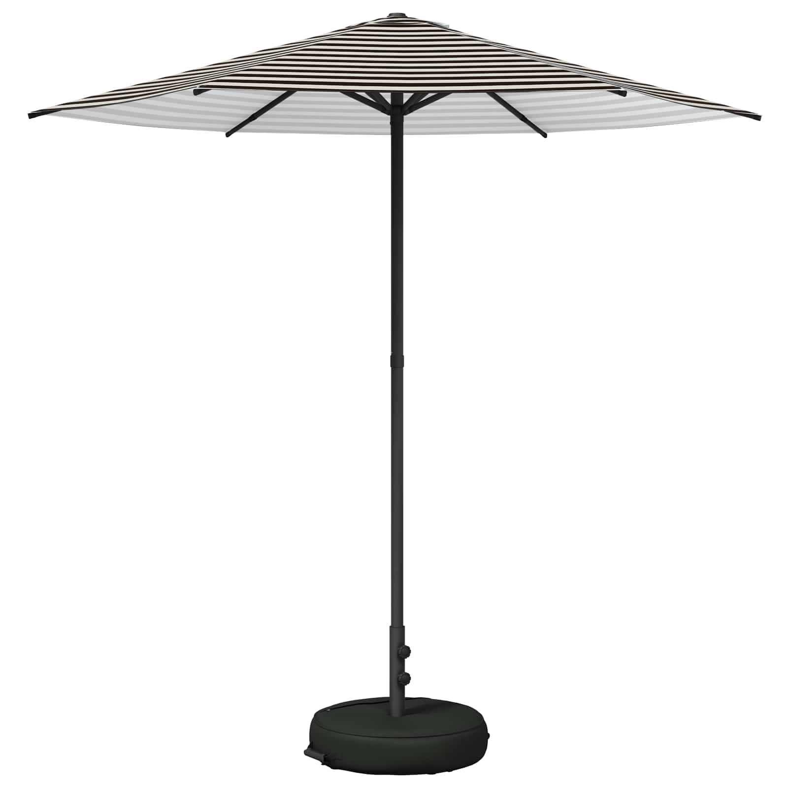 vidaXL Garden Parasol with Base 230 x 230 cm Polyester Rectangular 2