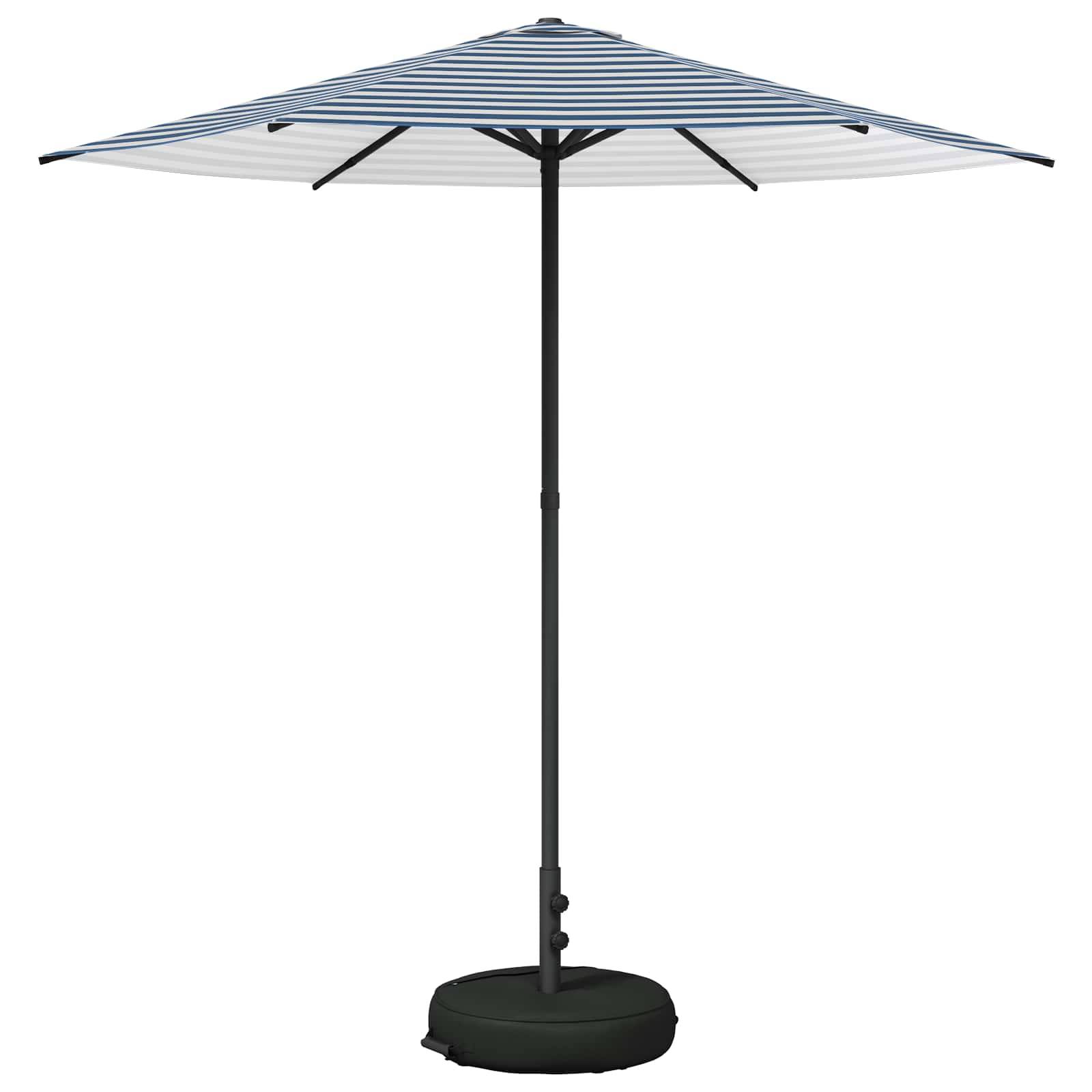 vidaXL Garden Parasol with Base 230 x 230 cm Polyester Rectangular 2