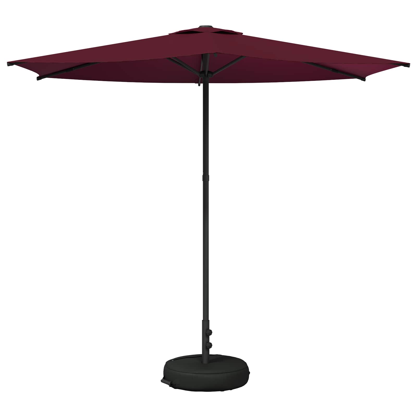 vidaXL Garden Parasol with Base 270 x 270 cm Polyester Rectangular 2