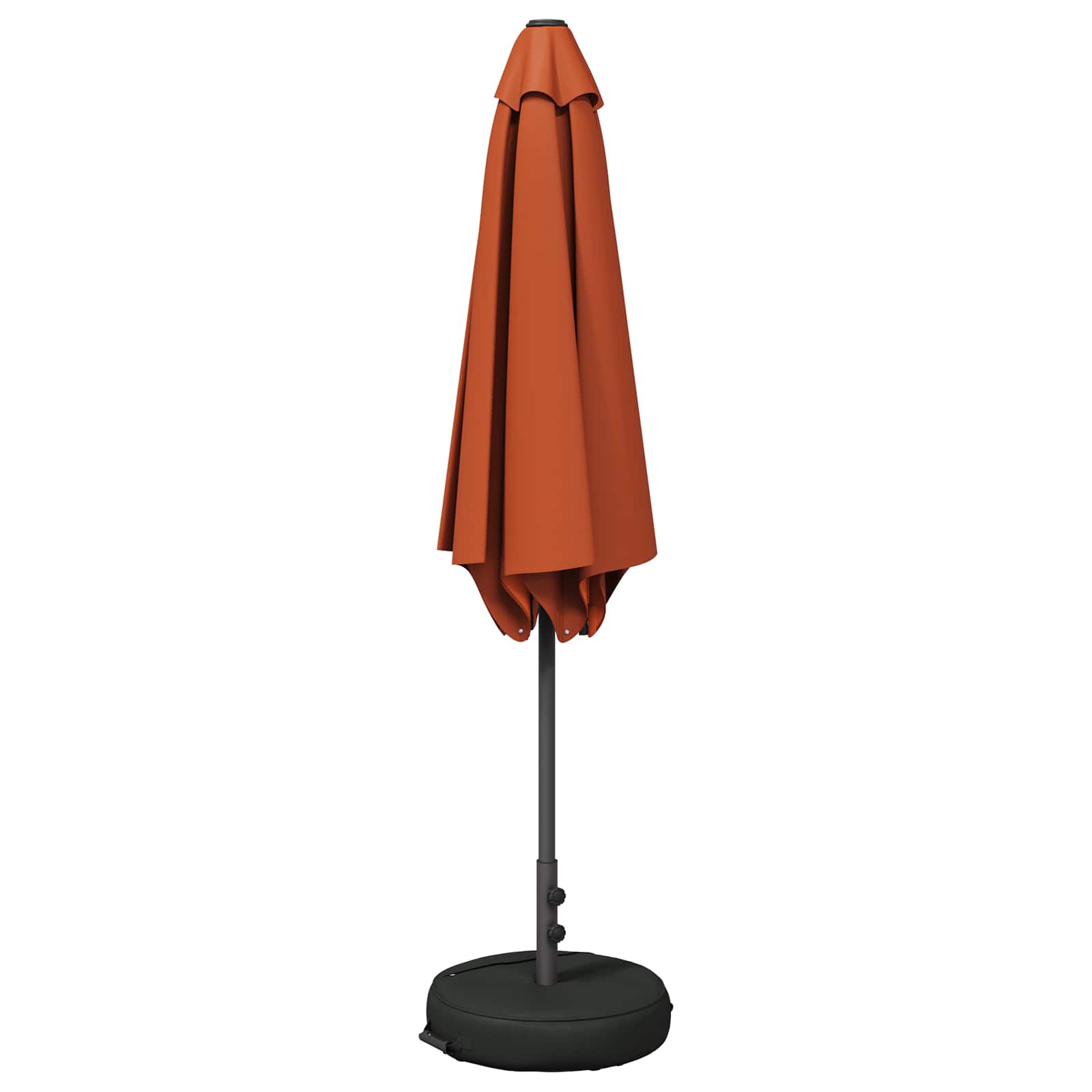 vidaXL Garden Parasol with Base 300 x 300 cm Polyester Rectangular 3