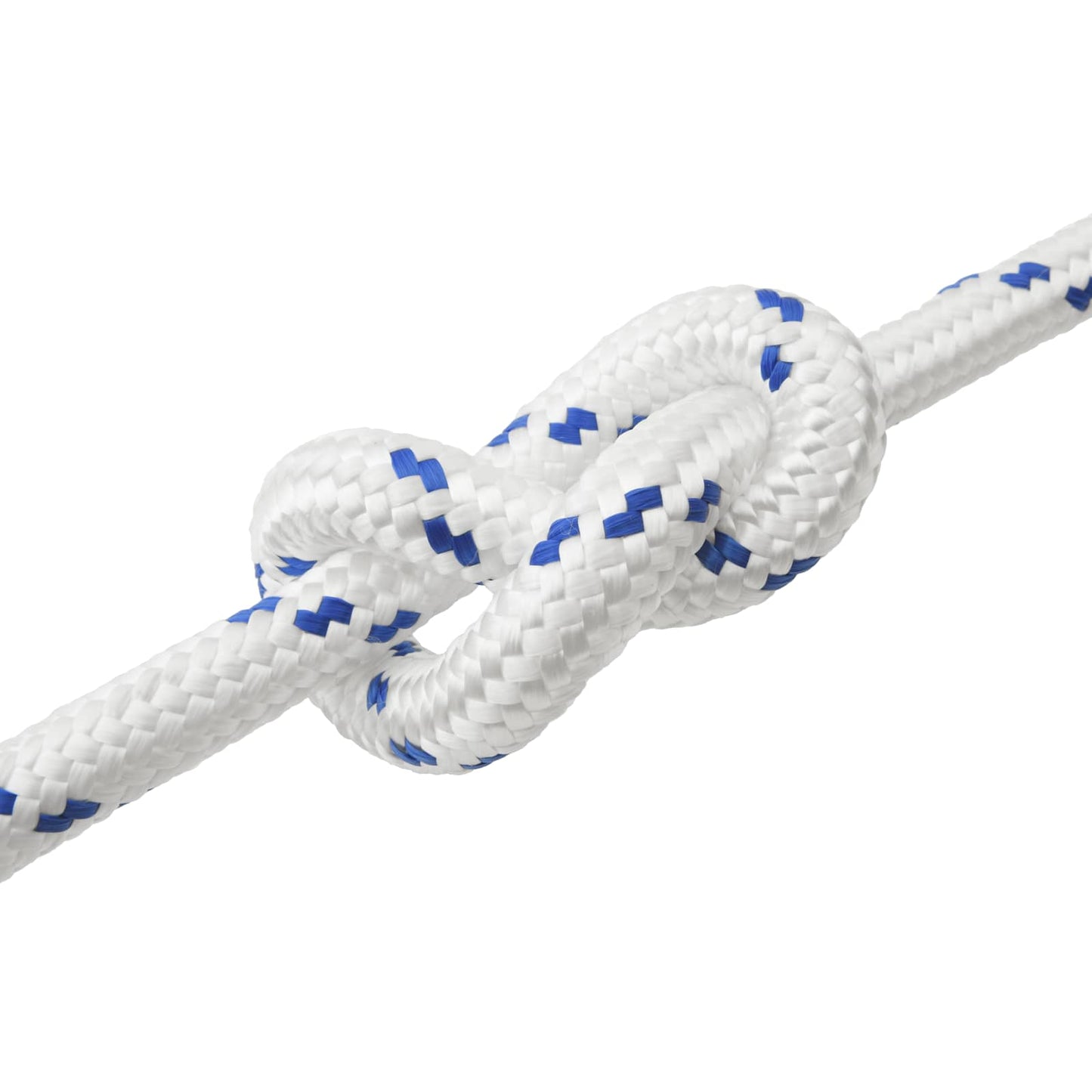 vidaXL Boat Rope 6 mm 5 m White and Blue 5