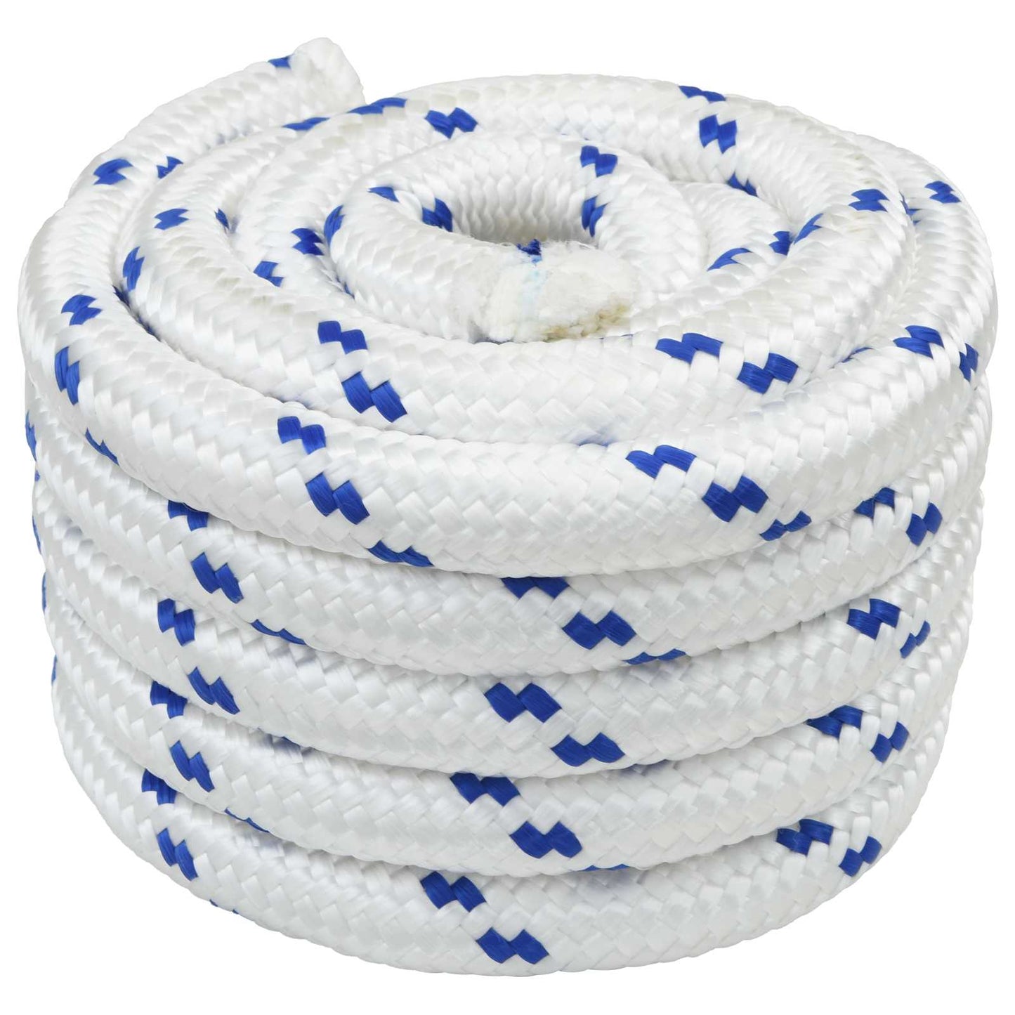 vidaXL Boat Rope 6 mm 5 m White and Blue 1