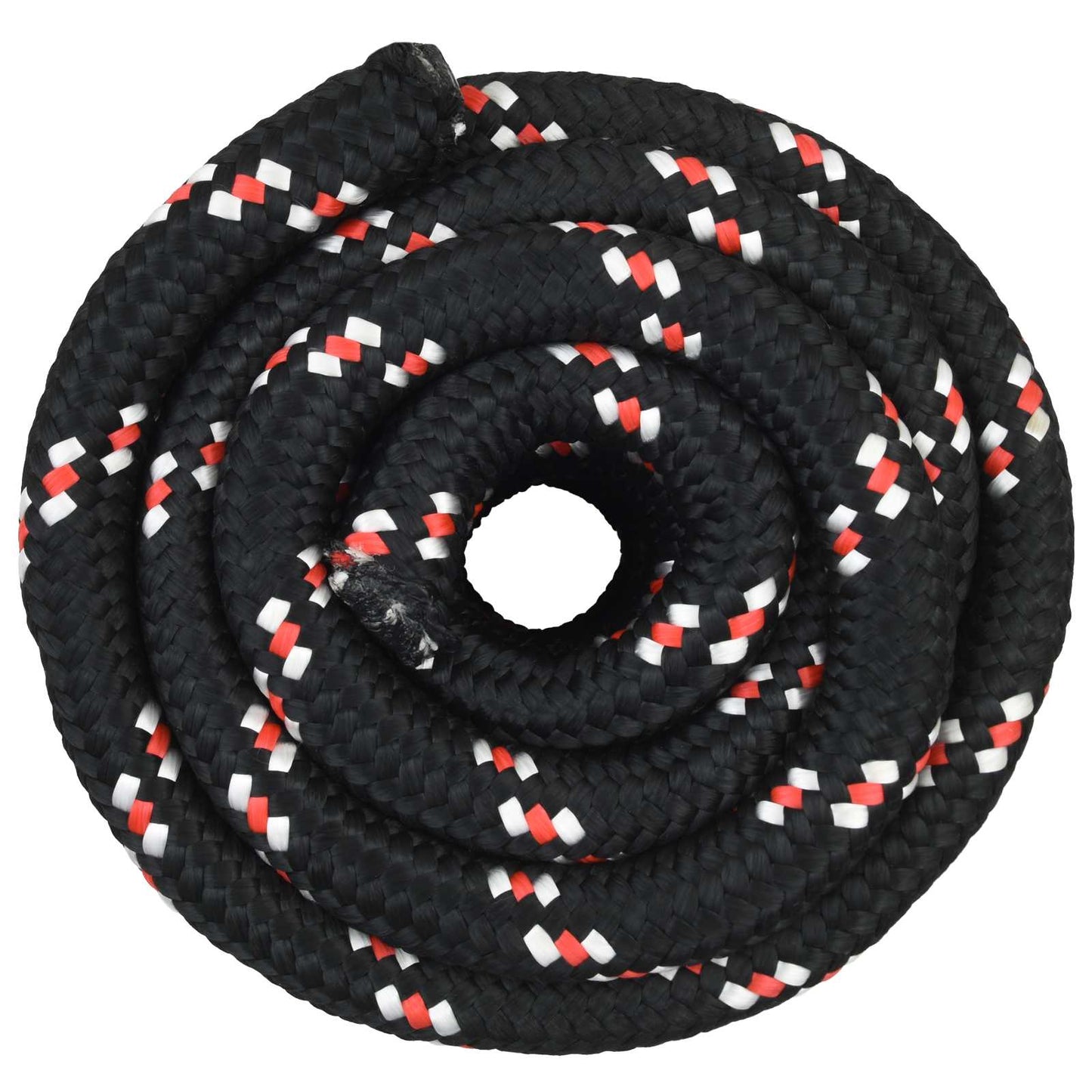 vidaXL Boat Rope 3 mm 25 m Black and Red PP 4