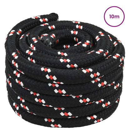 vidaXL Boat Rope 4 mm 10 m Black and Red 2