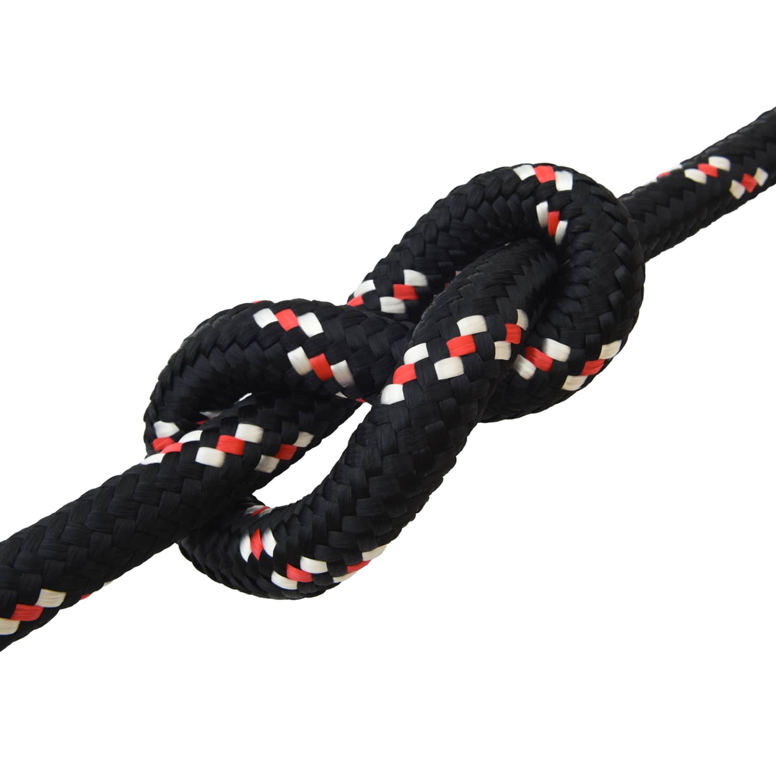 vidaXL Boat Rope 6 mm 5 m Black and Red 5