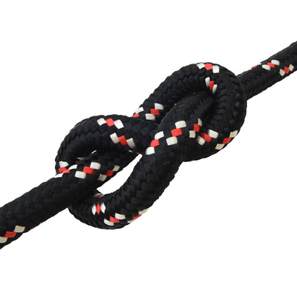 vidaXL Boat Rope 6 mm 5 m Black and Red 5