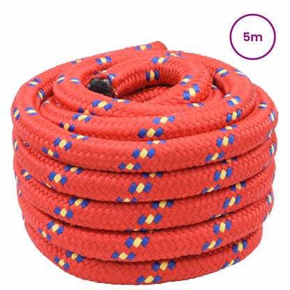 vidaXL Boat Rope 6 mm 5 m Red 2