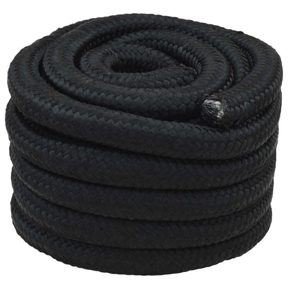 vidaXL Boat Rope 3 mm 25 m Black PP 1