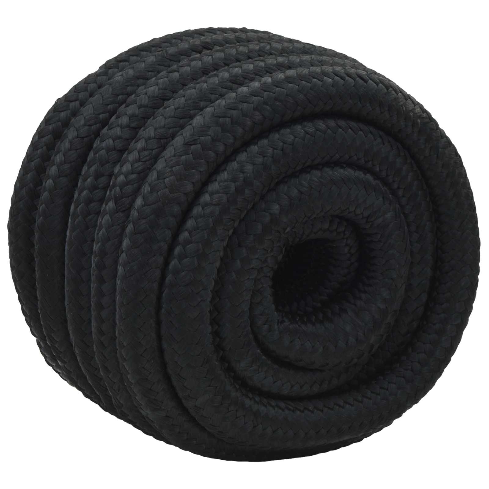 vidaXL Boat Rope 6 mm 5 m Black 3