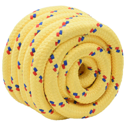 vidaXL Boat Rope 4 mm 10 m Yellow 3