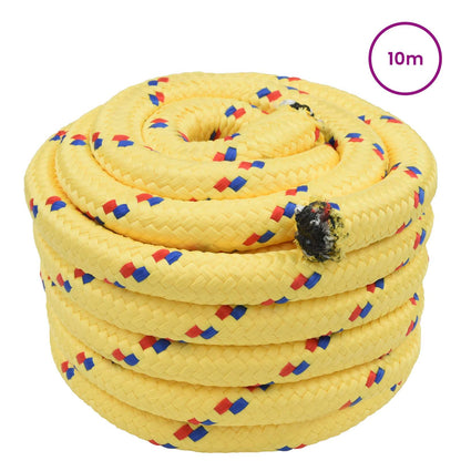 vidaXL Boat Rope 5 mm 10 m Yellow 2