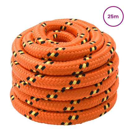 vidaXL Boat Rope 3 mm 25 m Orange PP 2