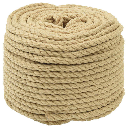 vidaXL Boat Rope 8 mm 250 m Natural 1