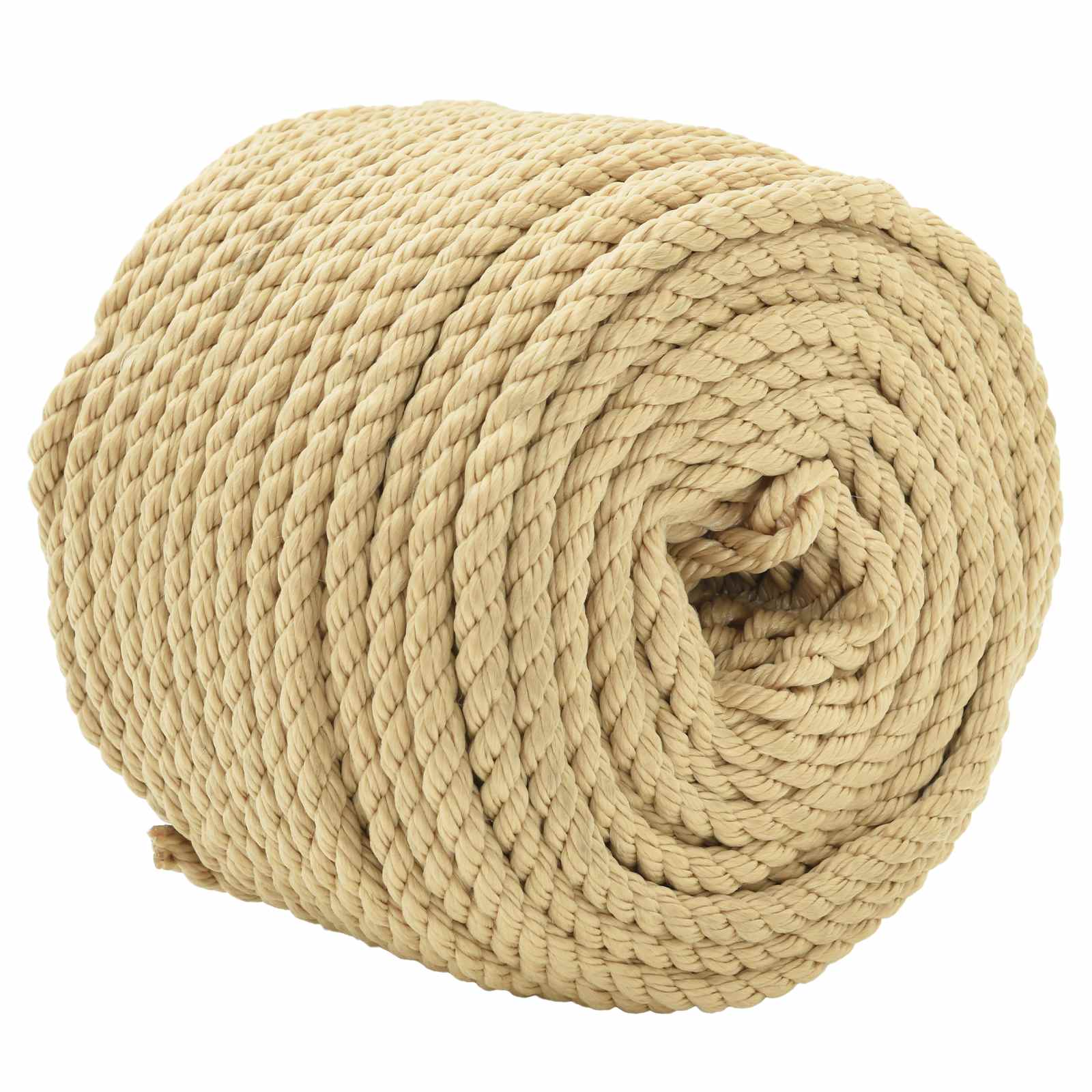 vidaXL Boat Rope 8 mm 250 m Natural 3
