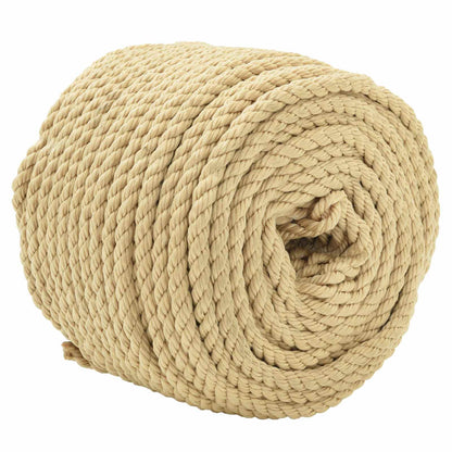 vidaXL Boat Rope 8 mm 250 m Natural 3