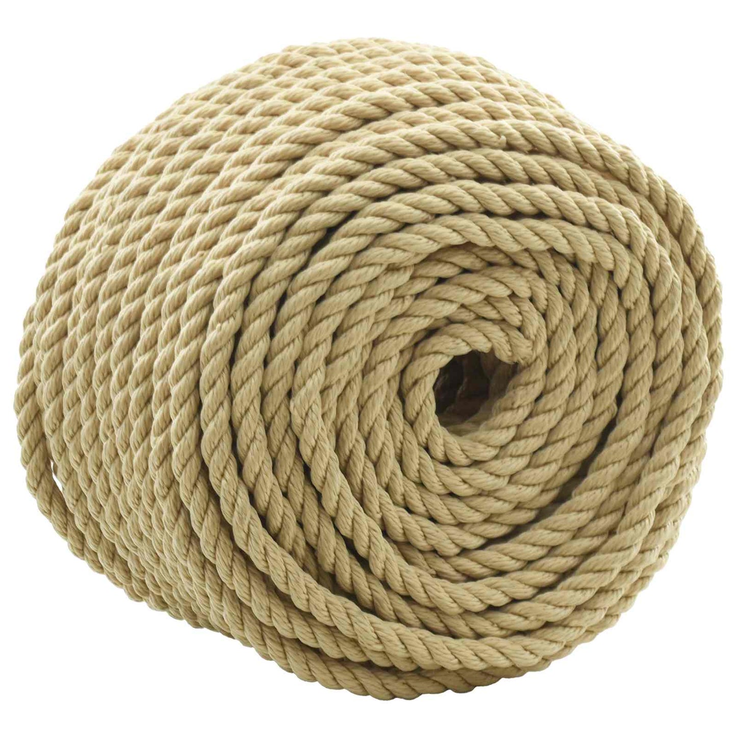 vidaXL Boat Rope 16 mm 50 m Natural 3