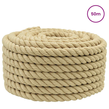 vidaXL Boat Rope 18 mm 50 m Natural 2