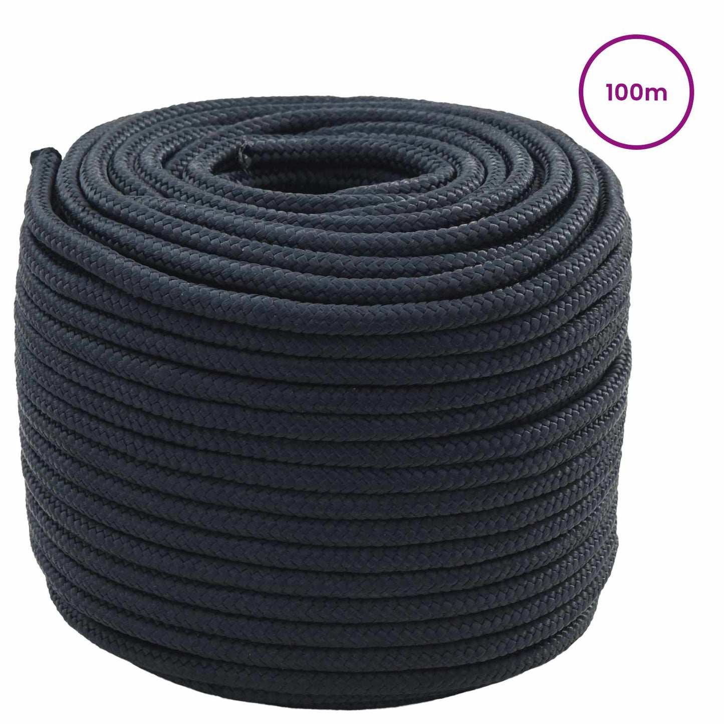 vidaXL Boat Rope 1 mm 100 m Royal Blue Polyester 2
