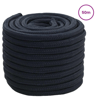 Boat Rope Polyester Royal blue Length 50 m 18 mm