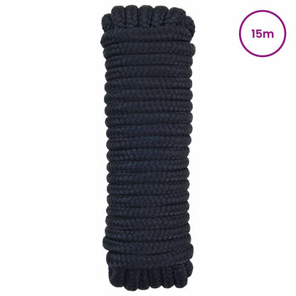 vidaXL Boat Rope 16 mm 15 m Royal Blue Polyester 2