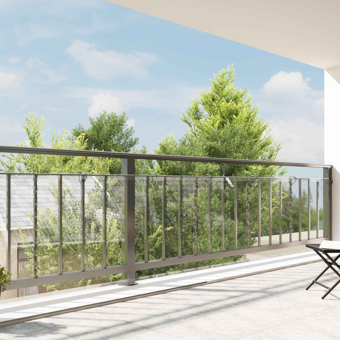 vidaXL Plant Cover Transparent 1 x 12 m PVC 1