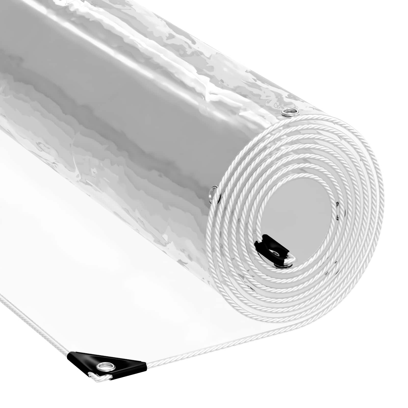 vidaXL Plant Cover Transparent 4 x 4 m PVC 2