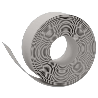 vidaXL Garden Edging 25 m 20 cm PE Grey 2