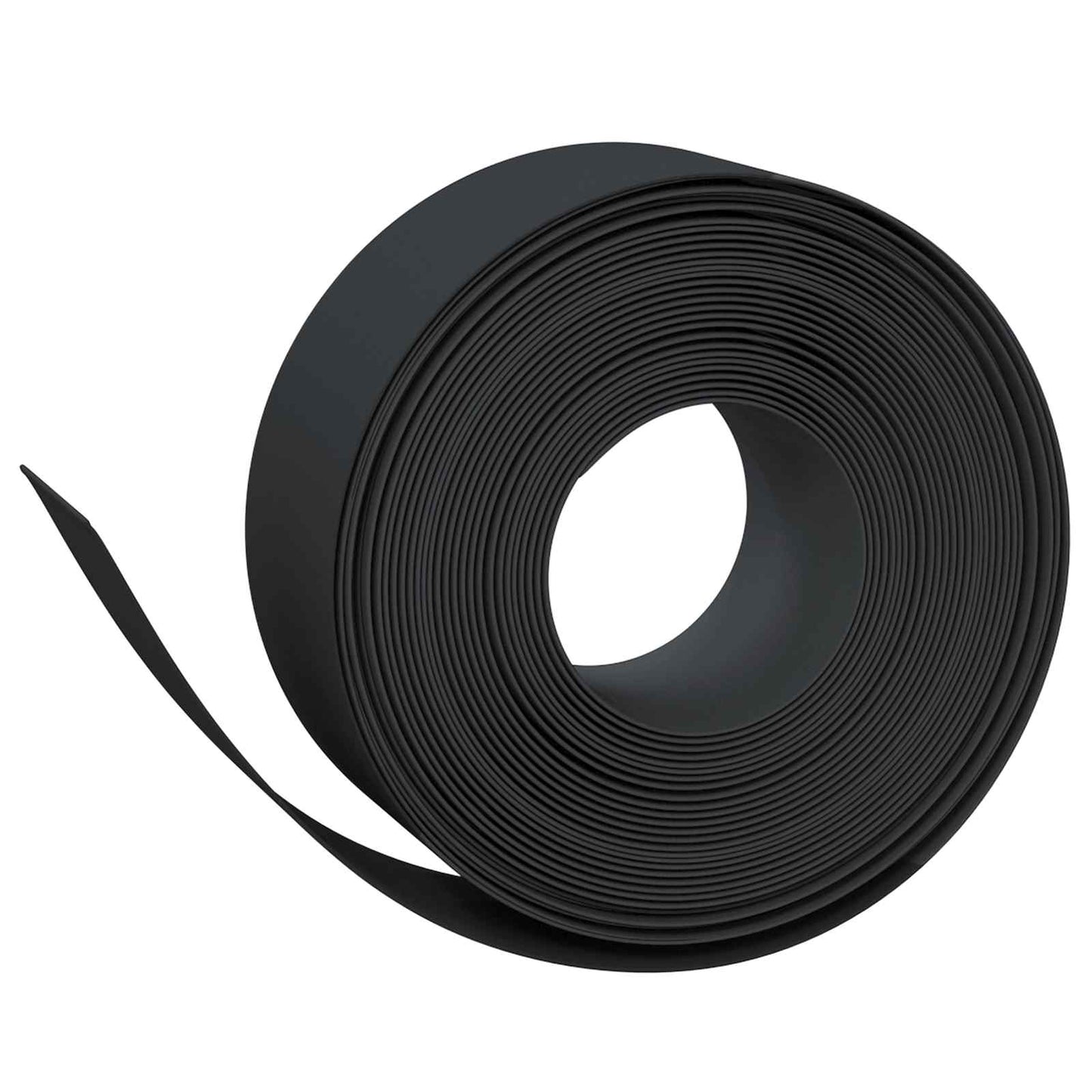 vidaXL Garden Edging 25 m 20 cm PE Black 2