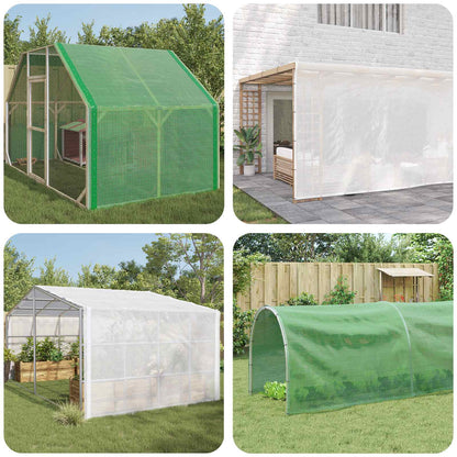 vidaXL Tarpaulin with Eyelets Green 8 x 8 m 140 gsm PE 1