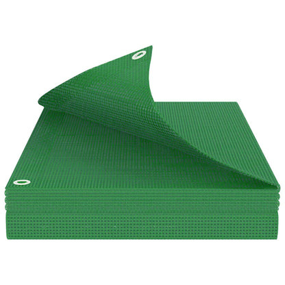 vidaXL Tarpaulin with Eyelets Green 8 x 8 m 140 gsm PE 2