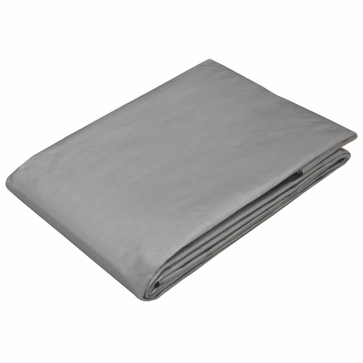 vidaXL Tarpaulin with Eyelets Light Grey 8 x 8 m 180 gsm PE 3