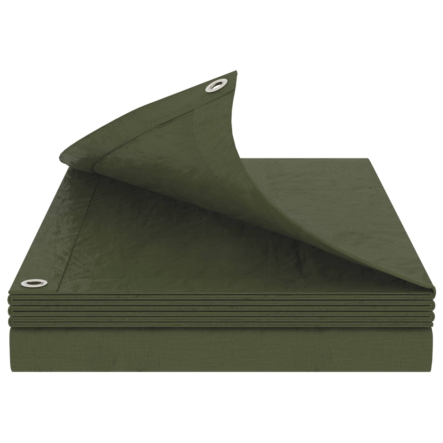 vidaXL Tarpaulin with Eyelets Green 8 x 12 m 90 gsm PE 2