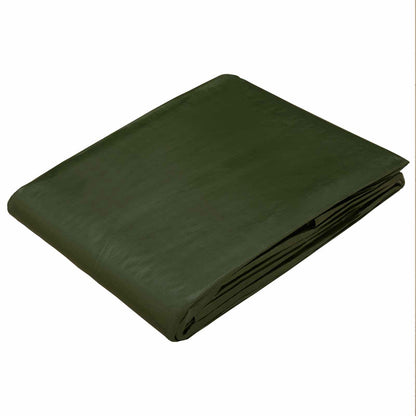 vidaXL Tarpaulin with Eyelets Green 8 x 8 m 180 gsm PE 3