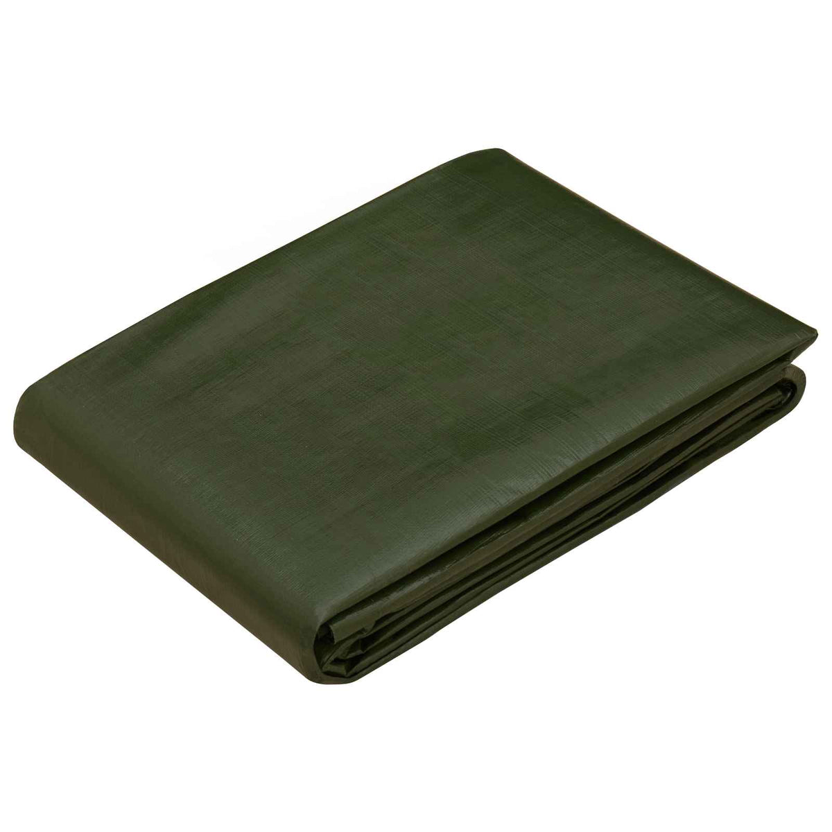 vidaXL Tarpaulin with Eyelets Green 6 x 6 m 260 gsm PE 3