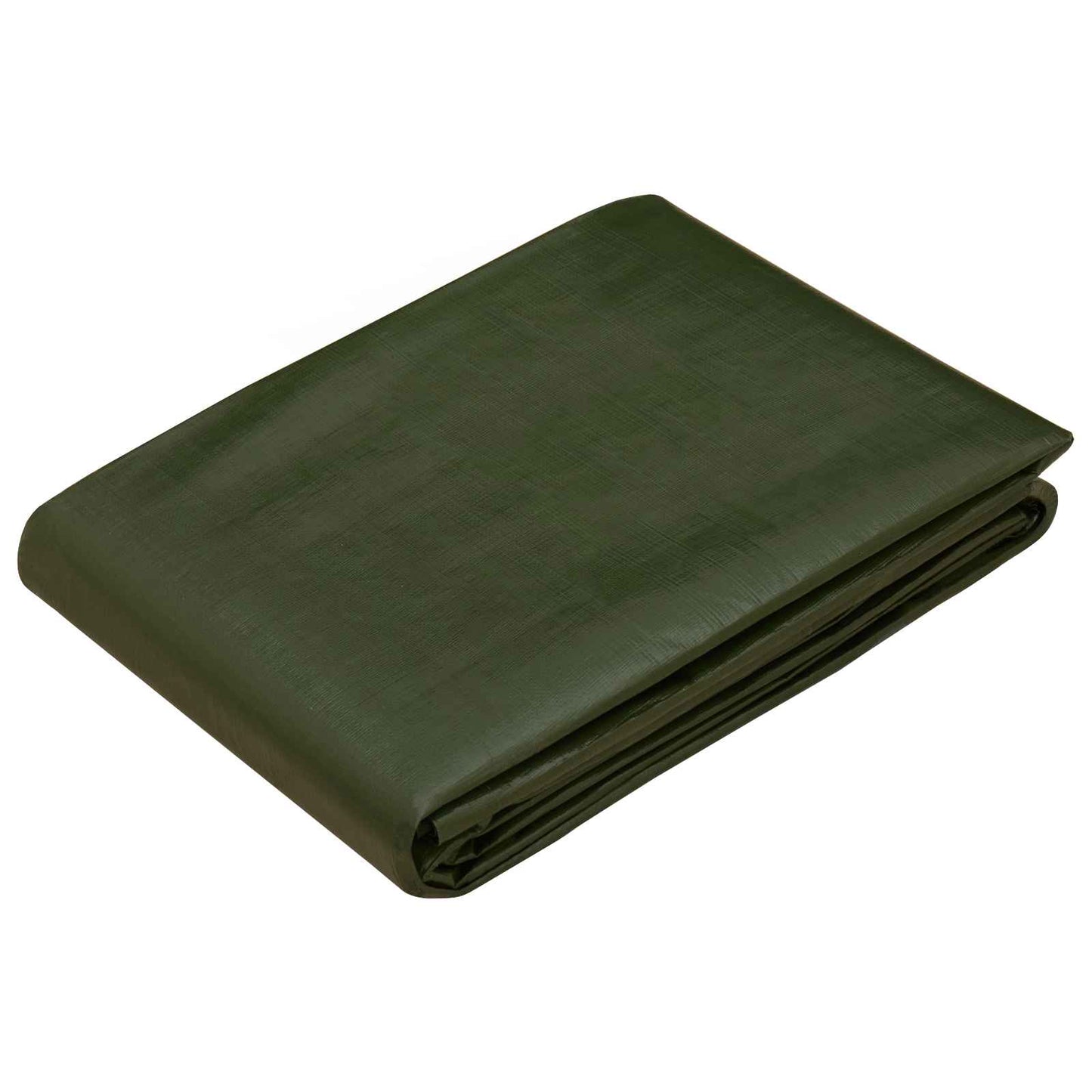 vidaXL Tarpaulin with Eyelets Green 6 x 8 m 260 gsm PE 3