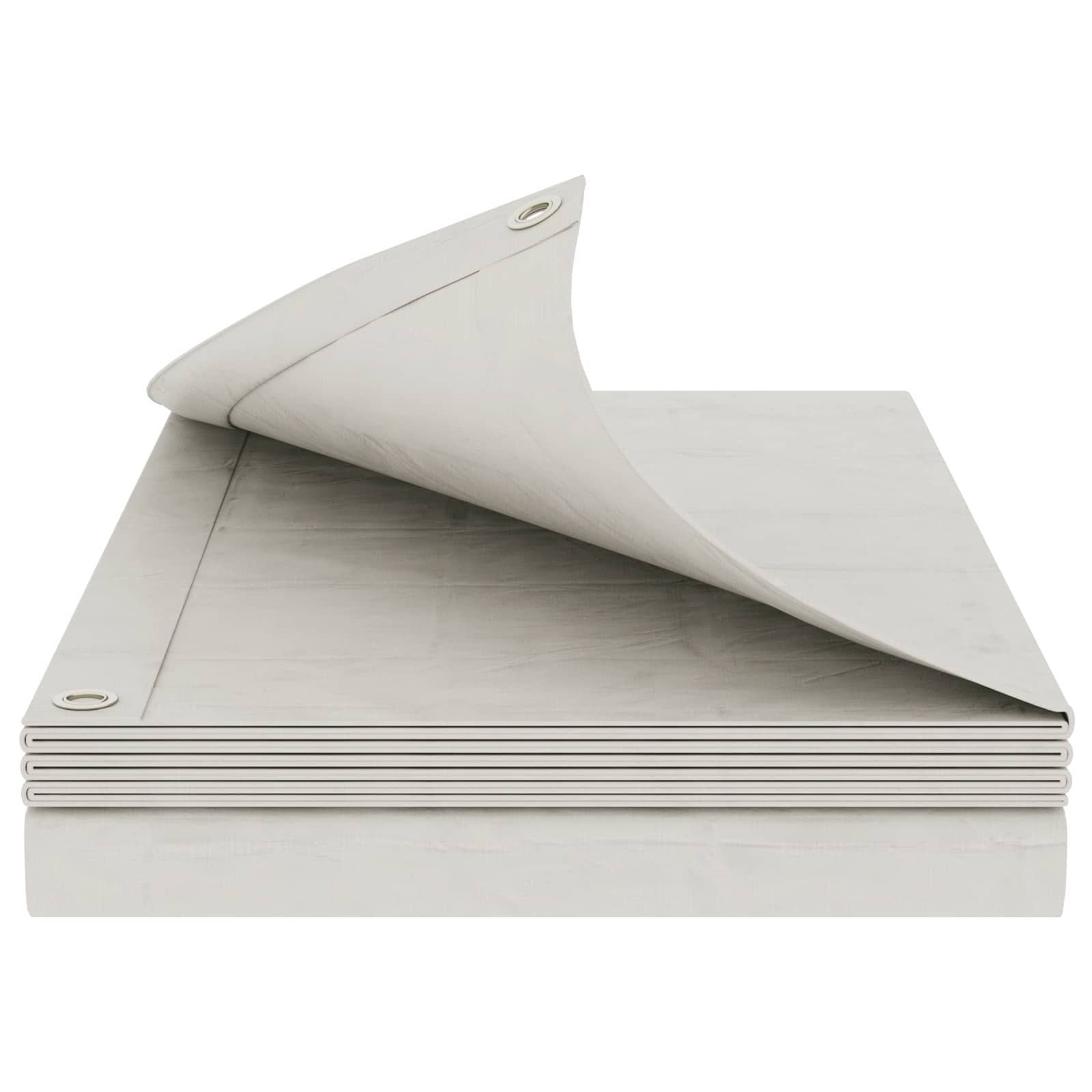 vidaXL Tarpaulin with Eyelets White 8 x 12 m 90 gsm PE 2