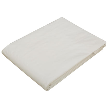 vidaXL Tarpaulin with Eyelets White 8 x 8 m 180 gsm PE 3