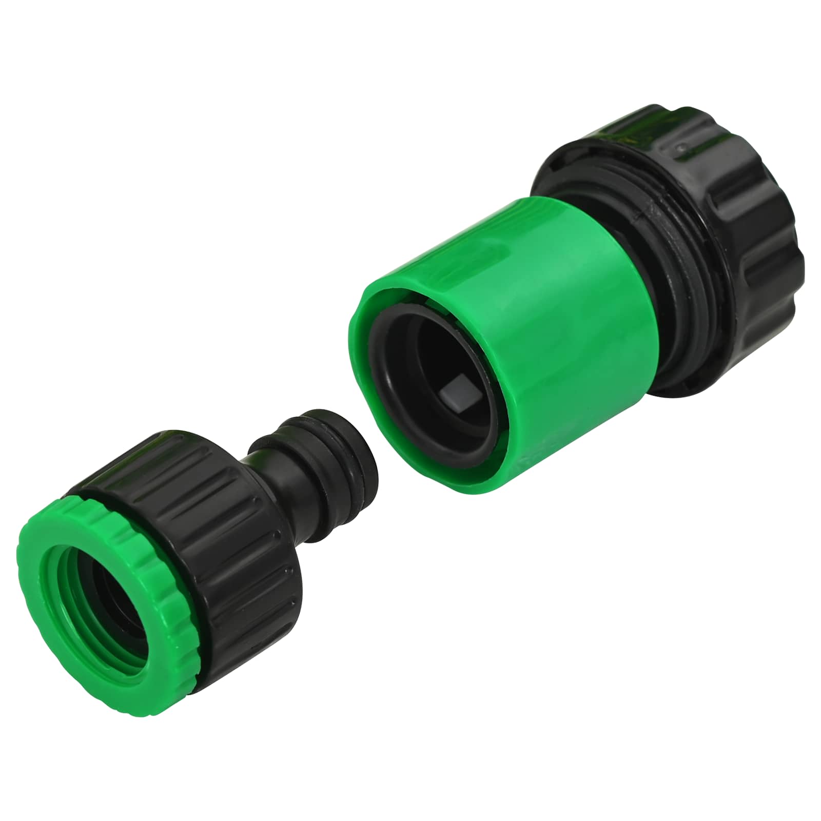 vidaXL Garden Hose 5-Ply Green and Yellow 12 mm PVC 3