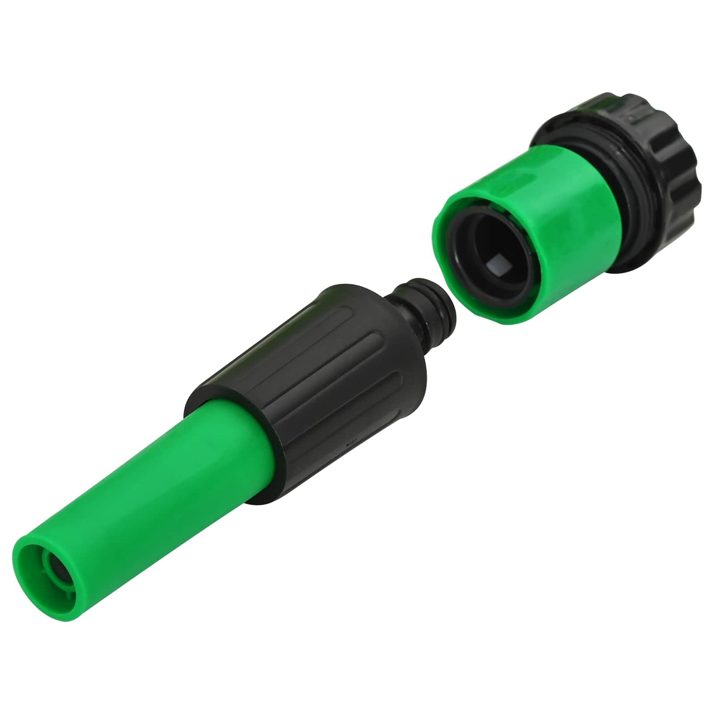 vidaXL Garden Hose 5-Ply Green and Yellow 12 mm PVC 4