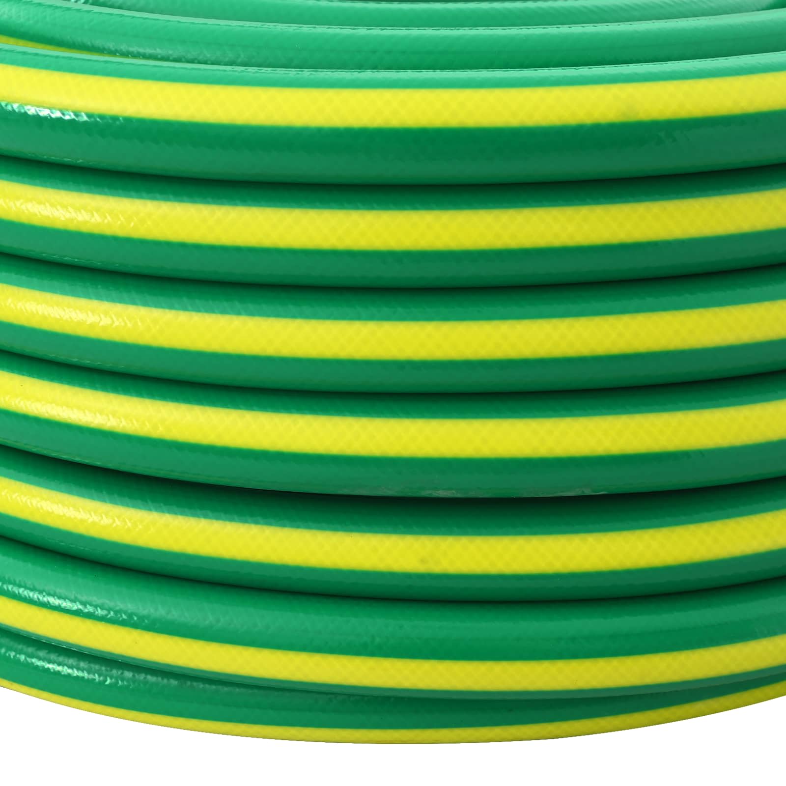 vidaXL Garden Hose 5-Ply Green and Yellow 19 mm PVC 4