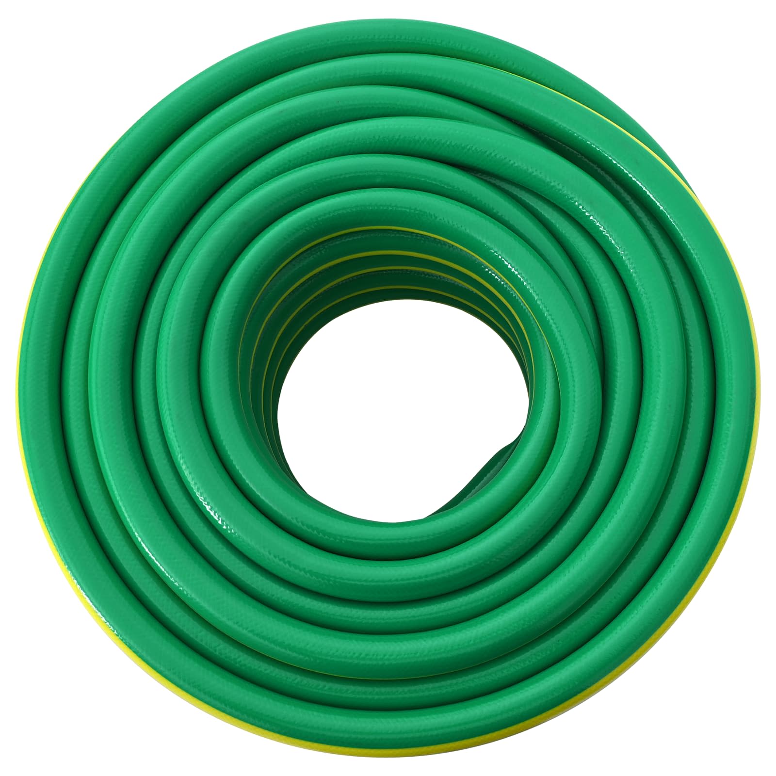 vidaXL Garden Hose 5-Ply Green and Yellow 19 mm PVC 3