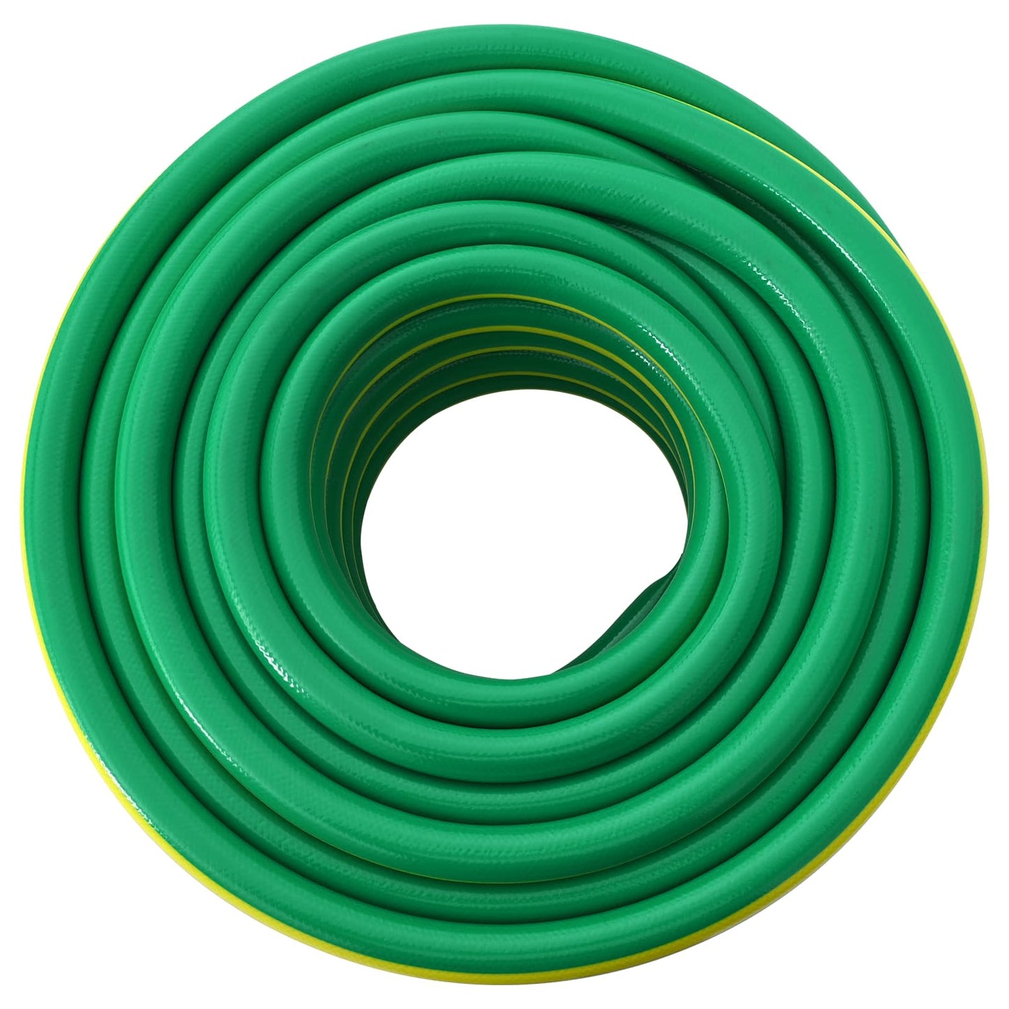 vidaXL Garden Hose 5-Ply Green and Yellow 25 mm PVC 3