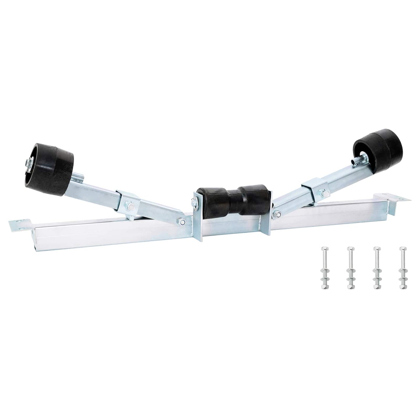 vidaXL Boat Trailer Bottom Support 111 x 12.5 x 43 cm Galvanised Steel 1