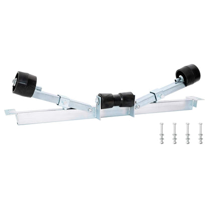 vidaXL Boat Trailer Bottom Support 111 x 12.5 x 43 cm Galvanised Steel 1