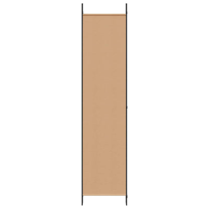 vidaXL 6-Panel Room Divider Beige 300 x 220 cm Fabric 5