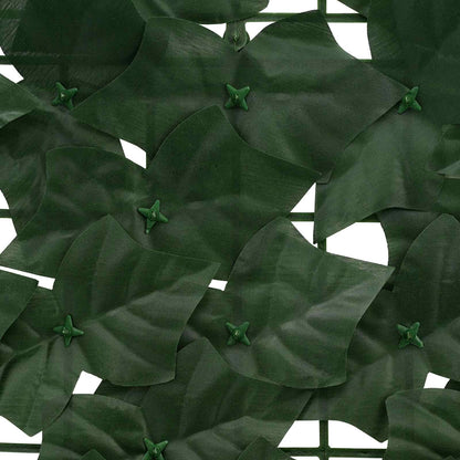 vidaXL Balcony Screen with Leaves Dark Green 500 x 150 cm 4