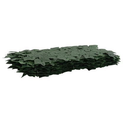 vidaXL Balcony Screen with Leaves Dark Green 500 x 150 cm 2