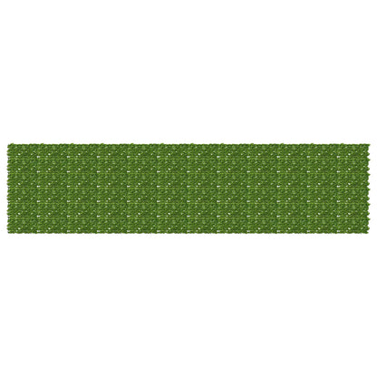 vidaXL Balcony Screen with Leaves Green and Yellow 600 x 150 cm 1